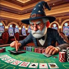 Tampilan meja Bandar Poker di platform racebox dengan kartu dan chip